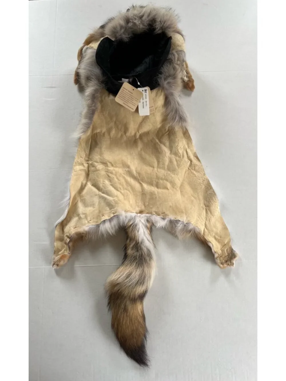 Frr Authentic Coyote Fur Hat Mens Classic Mountain Glacier Wear Genuine Luxury